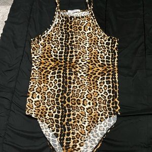 Leopard Print Body Suit